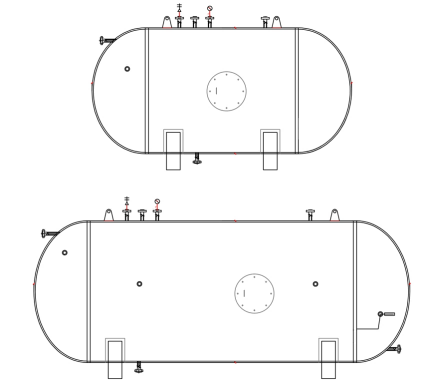潛艇水罐結構示意圖